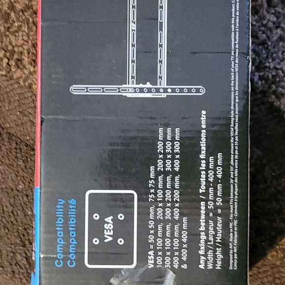 Flat and tilt TV wall mount - Picture 3 of 5